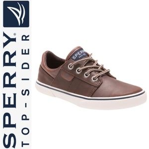 SPERRY * OLLIE LEATHER SNEAKERS